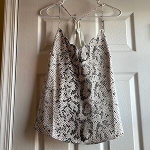 J Crew Factory snake print cami. Size 10